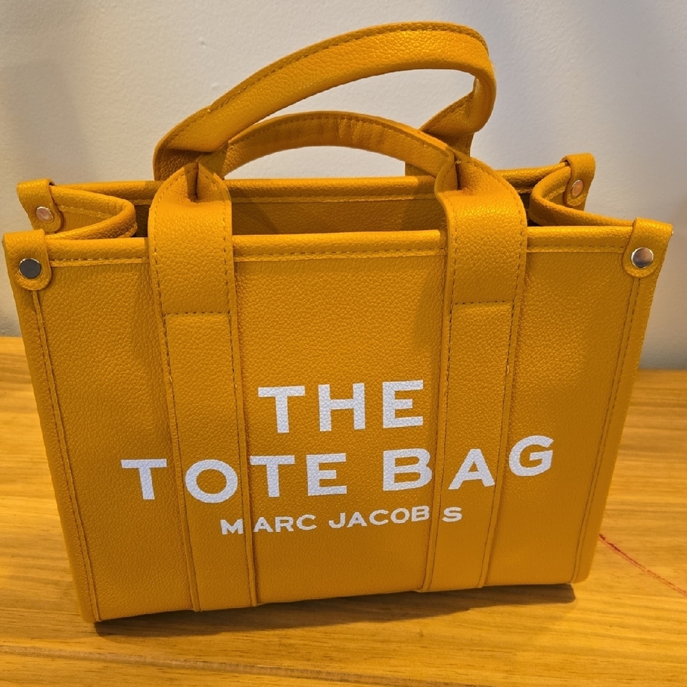 Marc Jacobs Yellow Briefcase with Structured Design